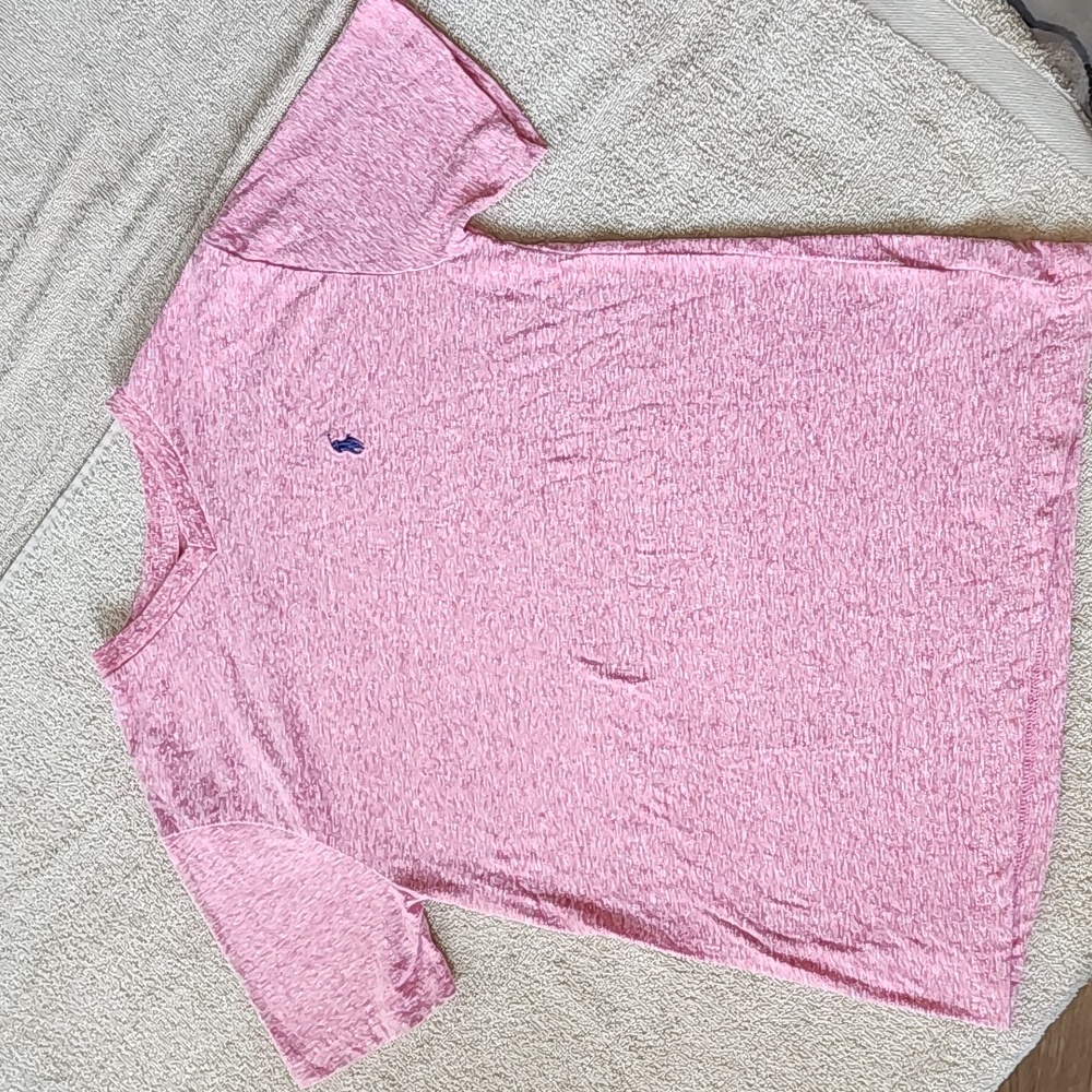 Ralph Lauren Polo Boys Pink V Neck Shirt Medium (10-12)